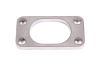 Exhaust manifold plate for oval port stainless steel