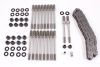 Cylinder head stud set; nuts; washers and chain