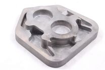 Supercharger case end in aluminium CASTING