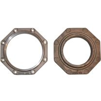 Housing for rear crank seal piston ring type