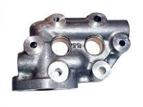 Pressure pump relief end cover with bushes fitted