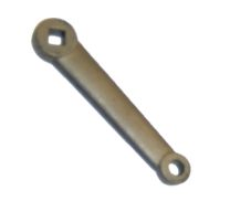 Lever for supercharger oiler valve