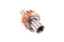 Driven bronze water pump gear on shaft