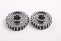 Drop gear pair 24-26