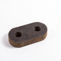 Leather link for shock absorber & torque arm