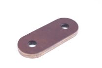 Leather link for torque arm