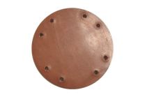 Steering column leather disc 110mm dia 95mm pcd