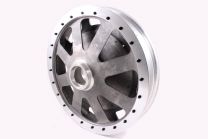 Alloy wheel 330mm brake drum