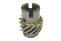 Vertical drive helical gear with cross drive
