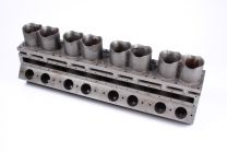 Cylinder Block with drain tubes and plug cups #