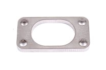 Exhaust manifold plate for oval port stainless steel