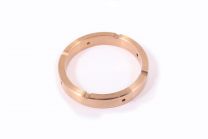 Bronze spacer rings for gear separation