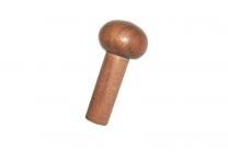 Wooden knob for hand brake